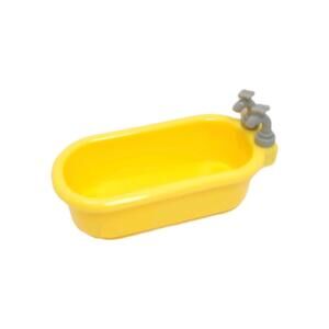 3" Peppa Pig Replacement Yellow Bathtub Bath Tub for Fancy Family Home